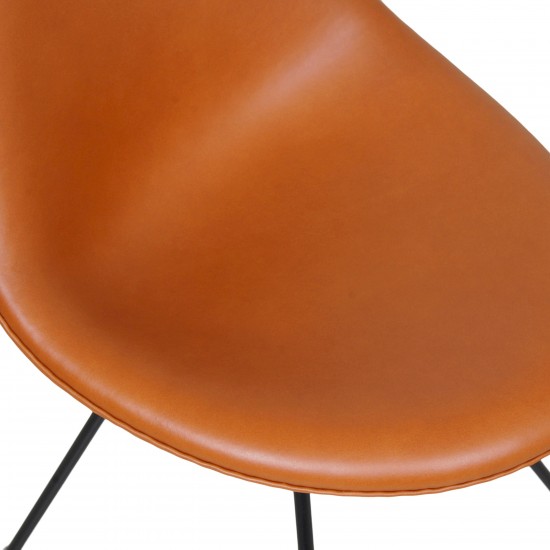 K b Arne Jacobsen Dr ben 3110 nylakeret og nypolstret walnut